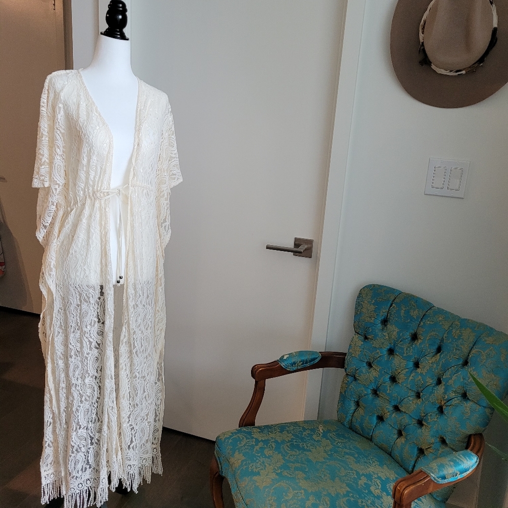 Forever 21 lace kimono